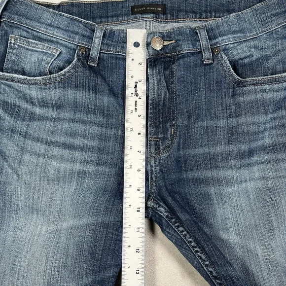 SEVEN7 Premium Denim Men's Allan Straight Jeans 33x30 Medium Wash Blue - Picture 9 of 9